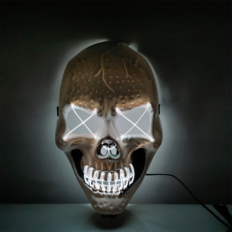 Halloween Skull Glowing Horror Mask