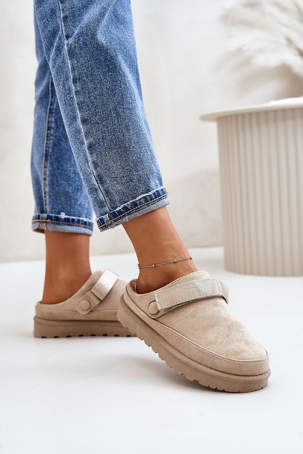Heel Strap Slipper Shoes
