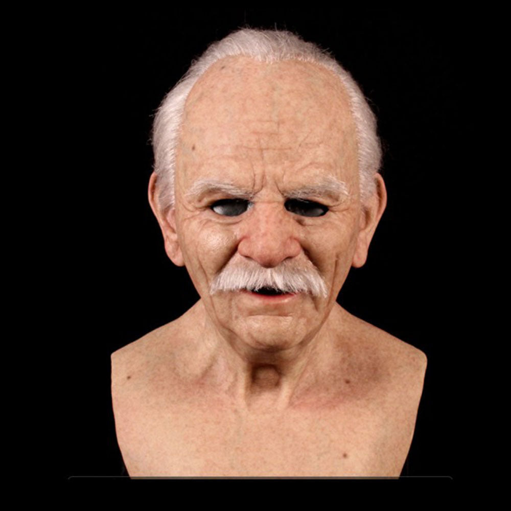 Old Man Halloween Mask