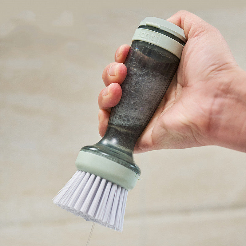 Dish Scrub Brush with Soap Dispenser