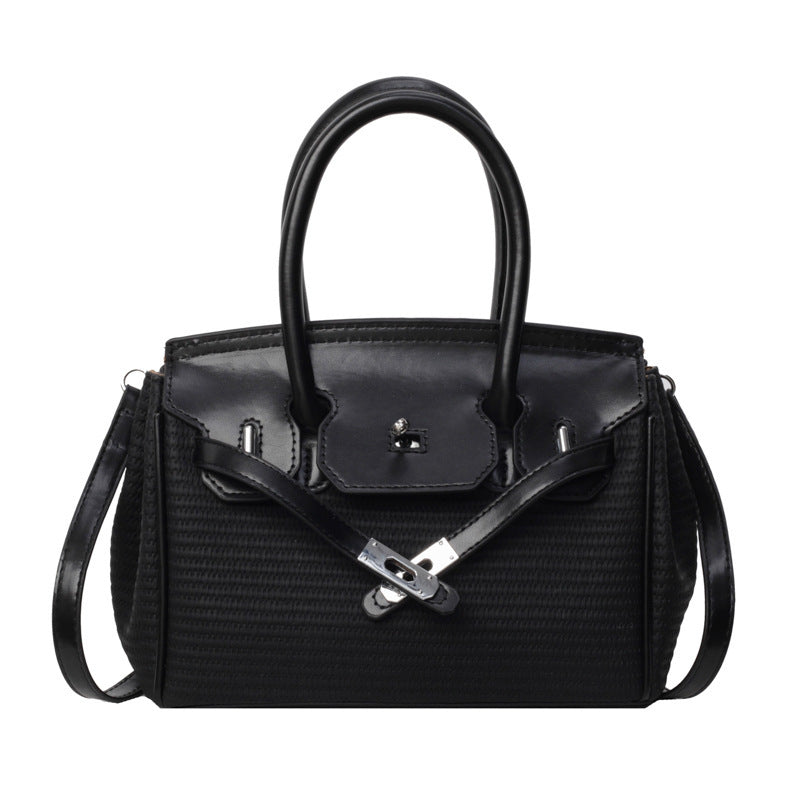 French Straw Summer Crossbody/Tote Bag