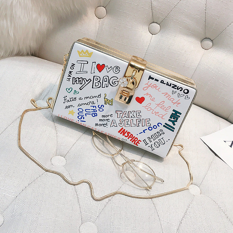Chic Graffiti Casual Shoulder Bag