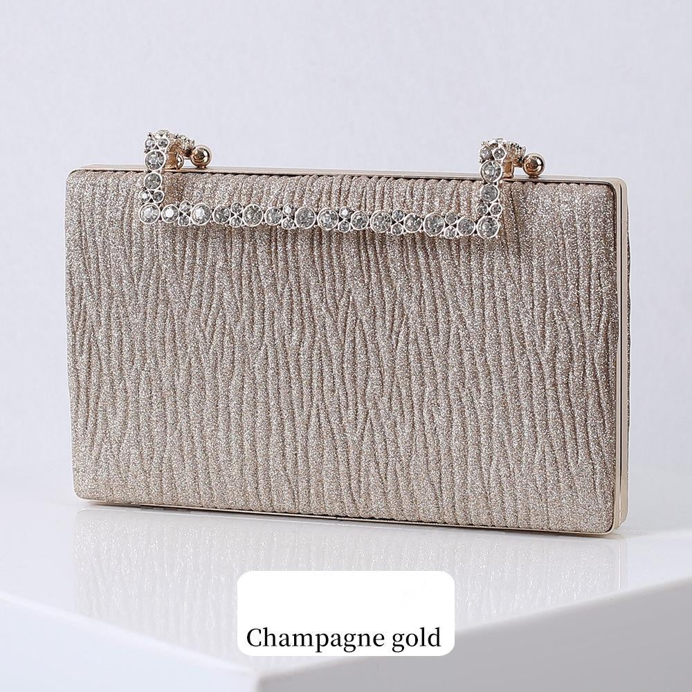 Pleated Evening Clutch Bag