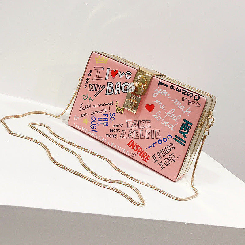 Chic Graffiti Casual Shoulder Bag