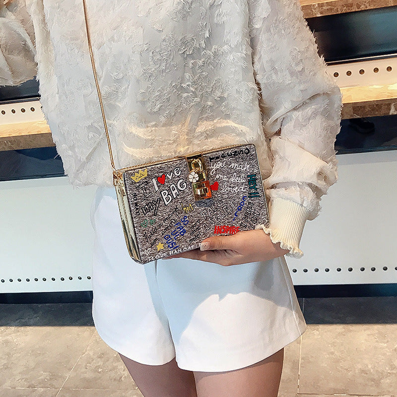 Chic Graffiti Casual Shoulder Bag