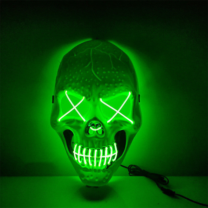 Halloween Skull Glowing Horror Mask
