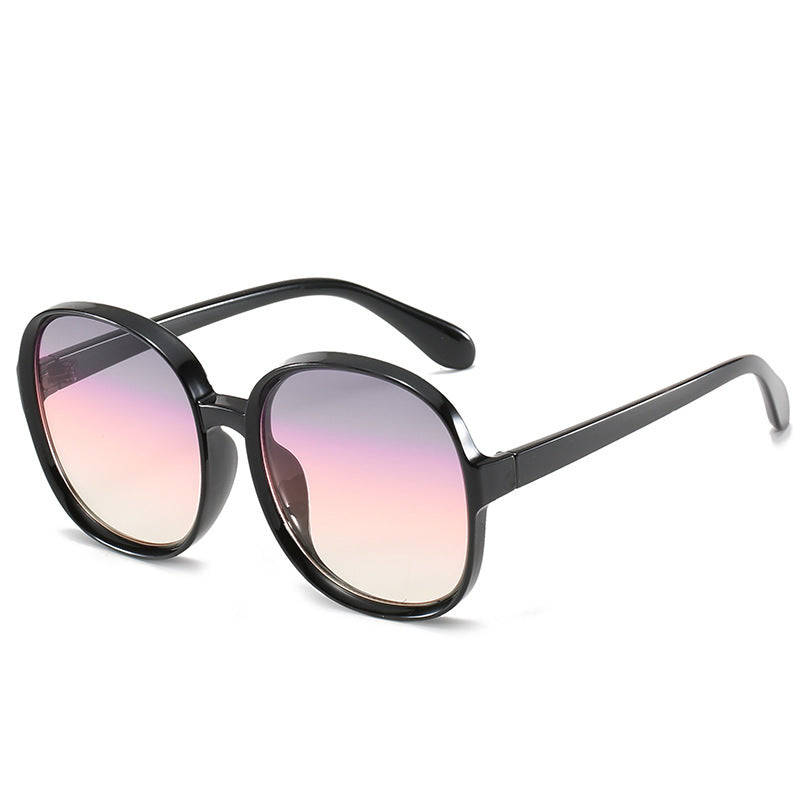 Big Round Lens Diva Sunglasses