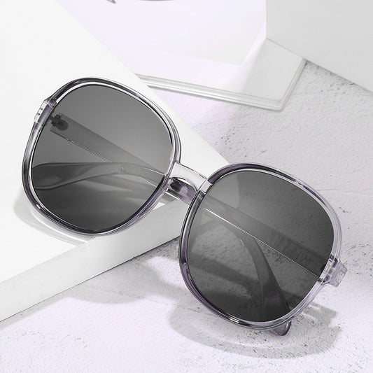 Big Round Lens Diva Sunglasses