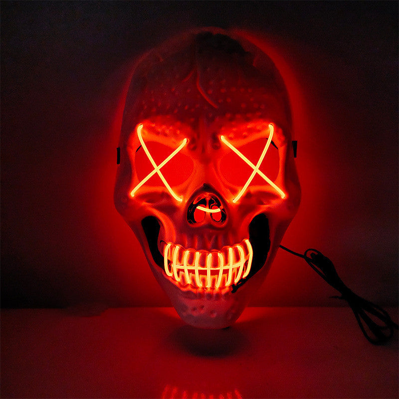 Halloween Skull Glowing Horror Mask
