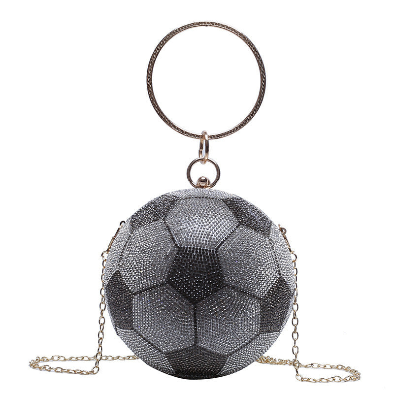 Football Shape Clutch Bag