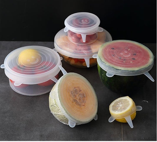 Fresh Sealed Food and Bowl Silicone Covers