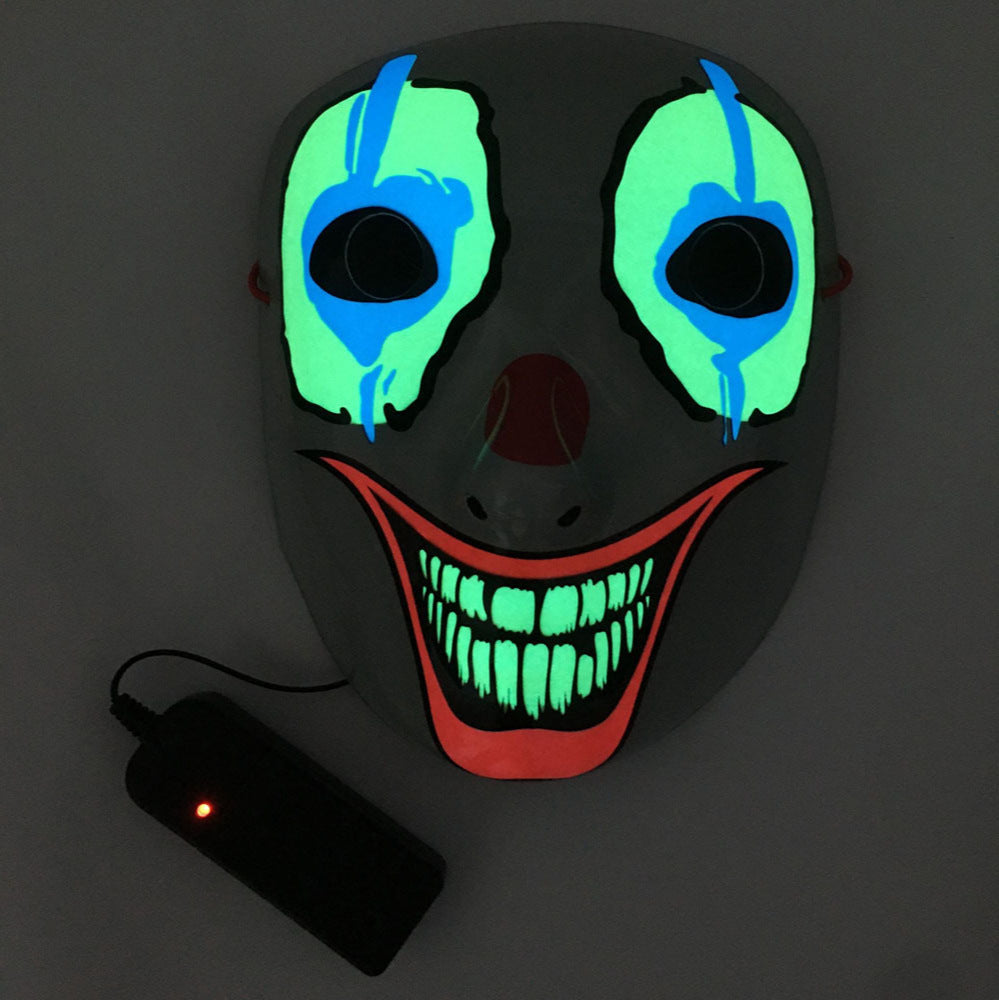 LED Halloween Cosplay Mask