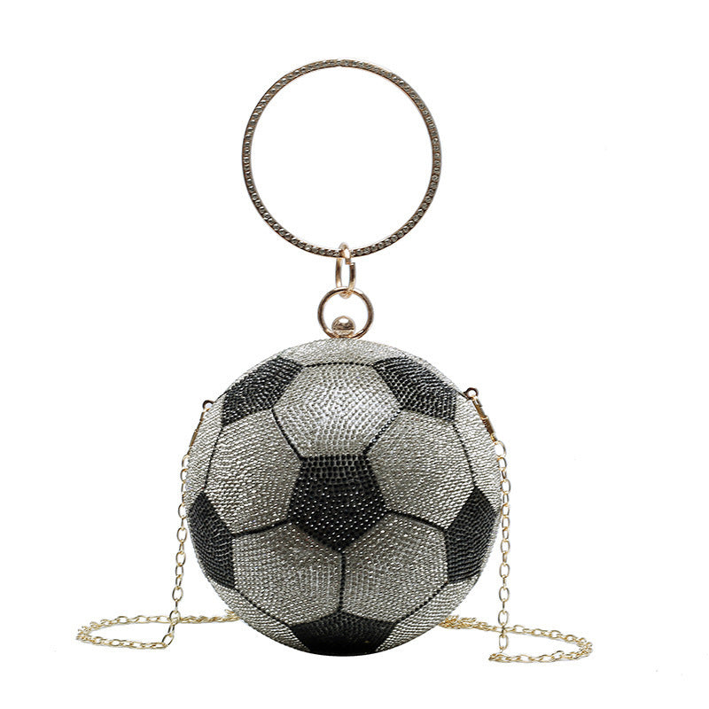 Football Shape Clutch Bag
