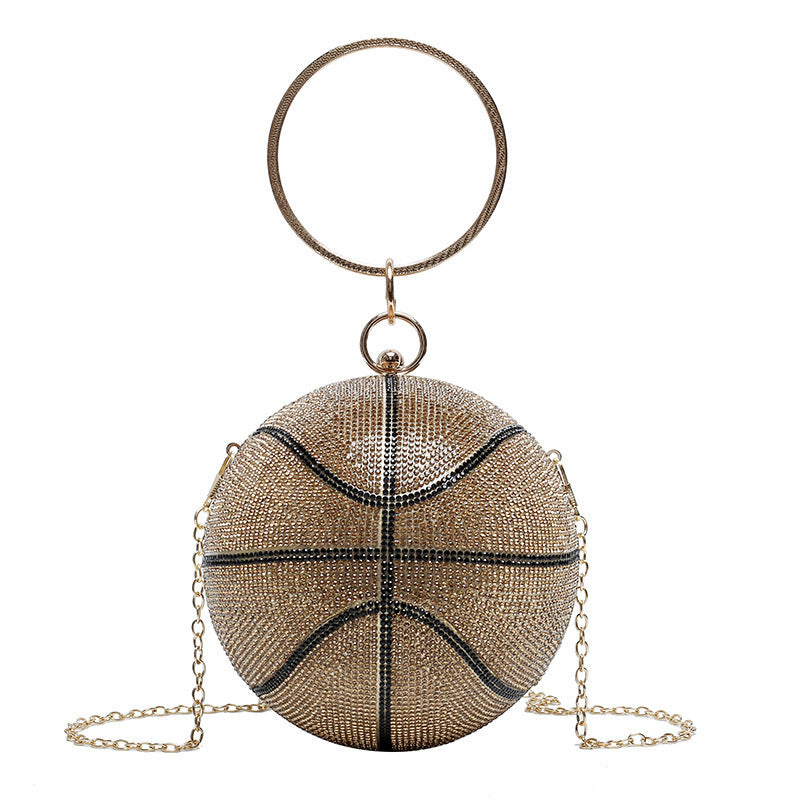 Football Shape Clutch Bag