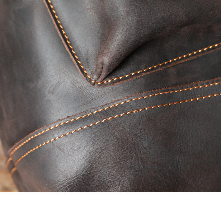 Men's Original Handmade Cowhide Chest Bag