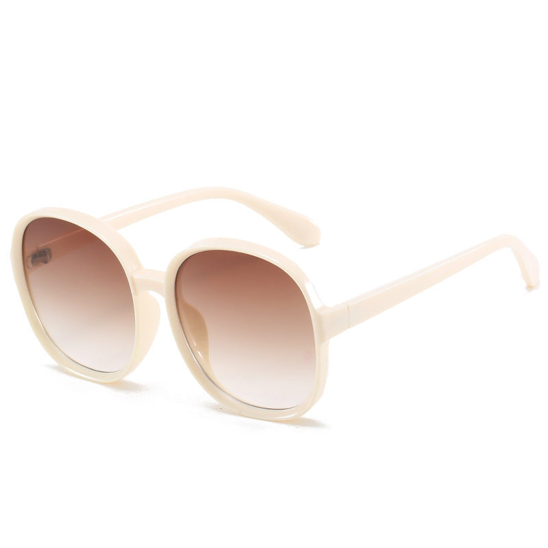 Big Round Lens Diva Sunglasses