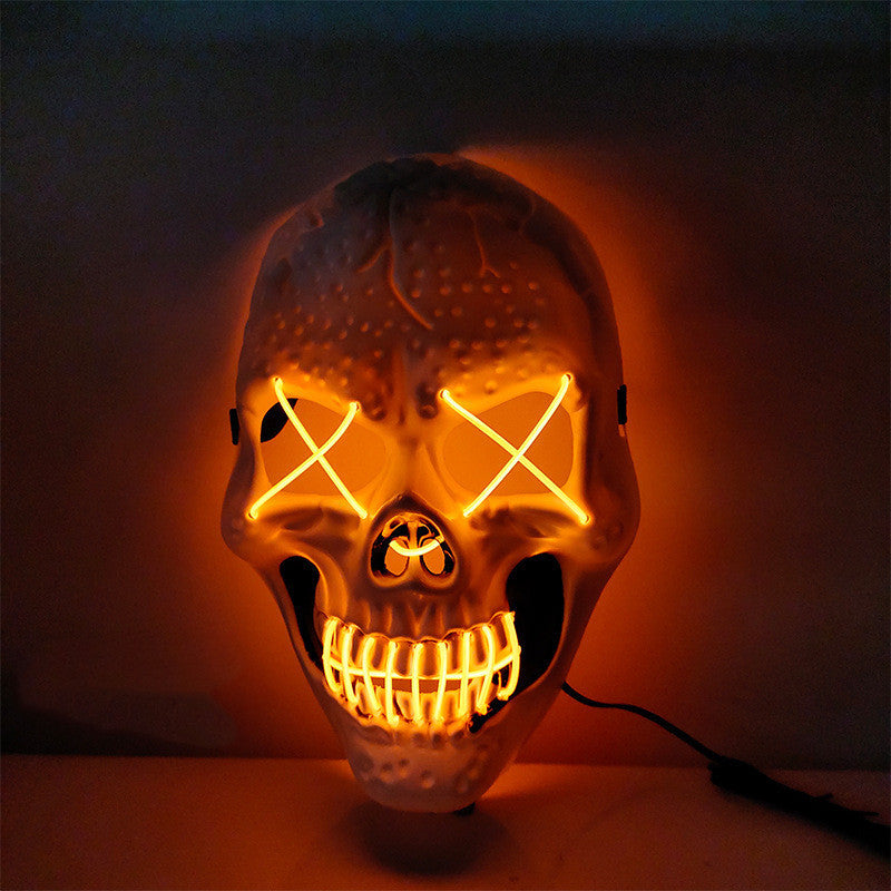 Halloween Skull Glowing Horror Mask