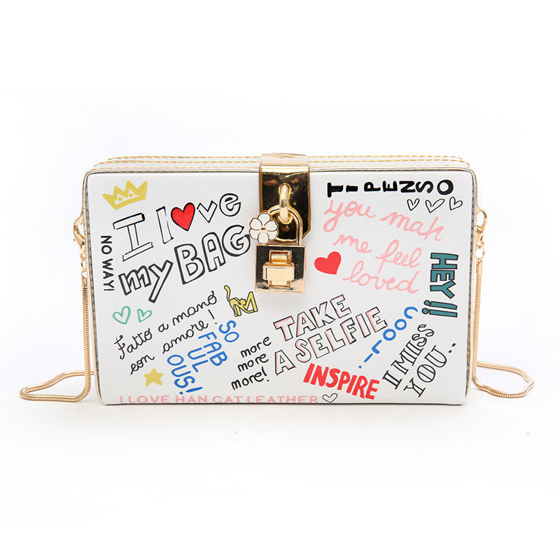 Chic Graffiti Casual Shoulder Bag