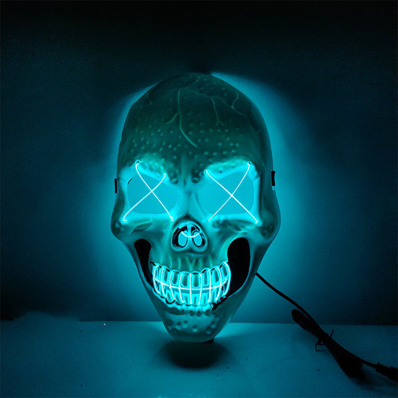 Halloween Skull Glowing Horror Mask