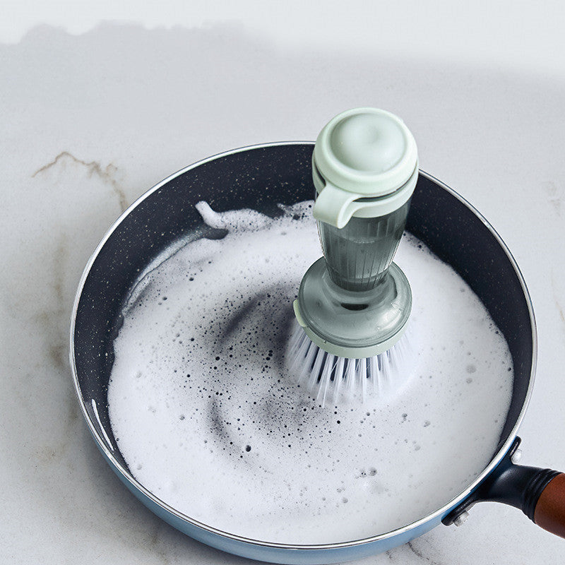 Dish Scrub Brush with Soap Dispenser