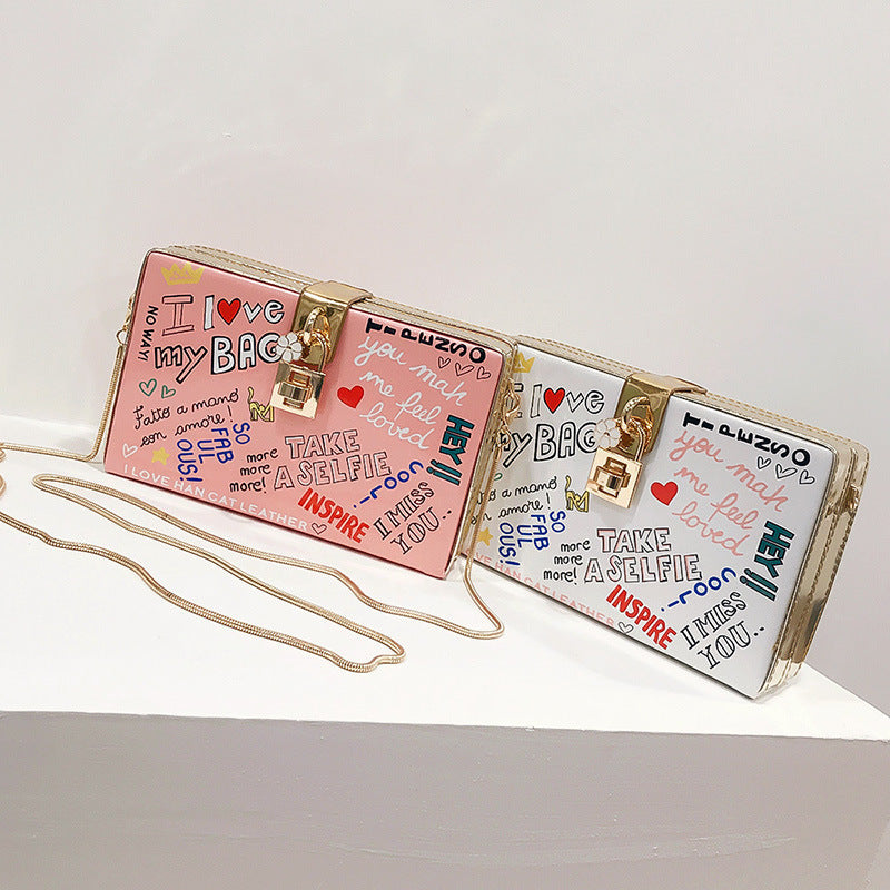 Chic Graffiti Casual Shoulder Bag