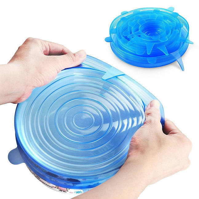 Fresh Sealed Food and Bowl Silicone Covers