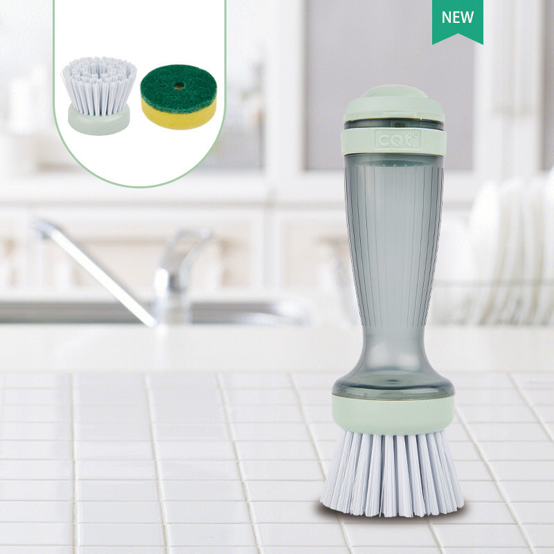 Dish Scrub Brush with Soap Dispenser