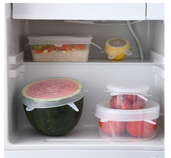 Fresh Sealed Food and Bowl Silicone Covers
