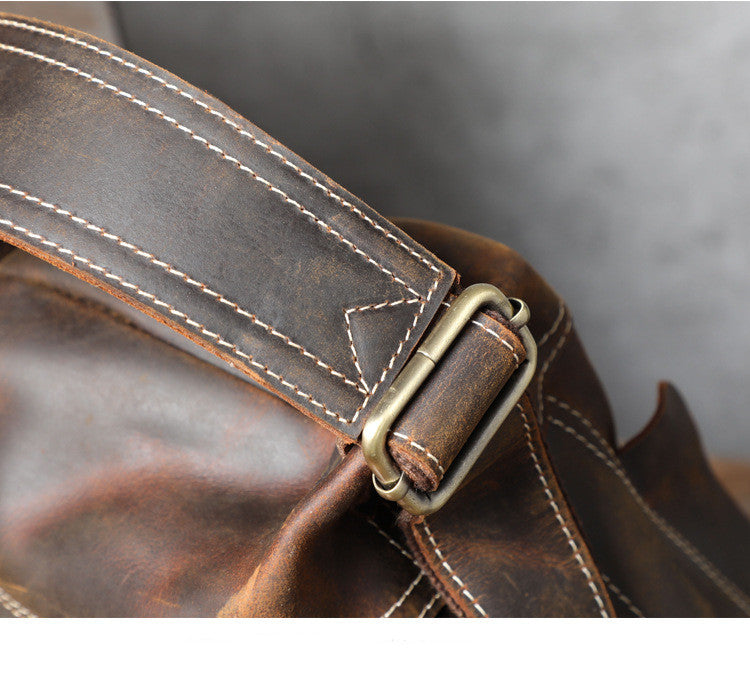 Men's Original Handmade Cowhide Chest Bag