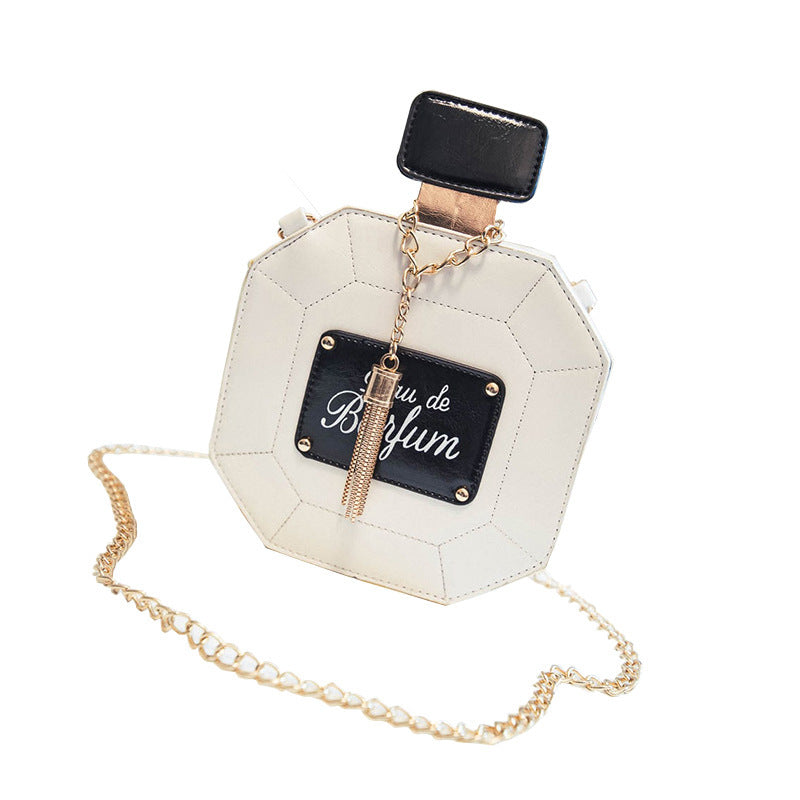 Perfume Bottle Chain Crossbody Bag