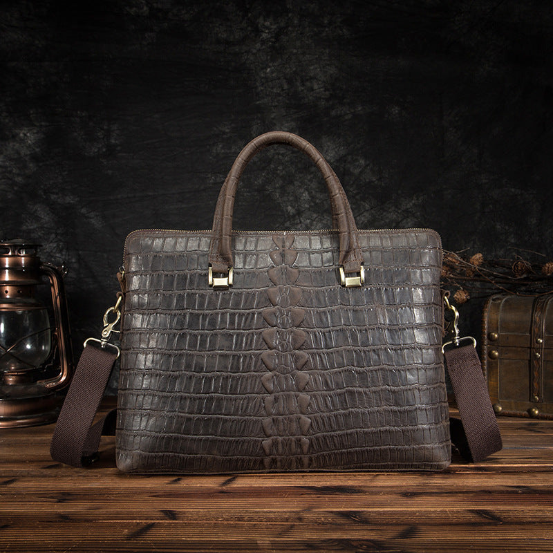 Unisex Leather 16-inch Laptop Executive Bag