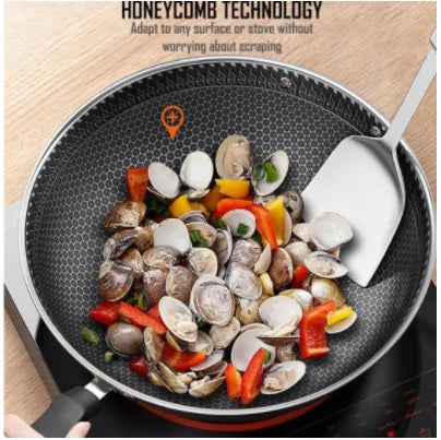 Stainless Steel Non-Stick Deep Pan.