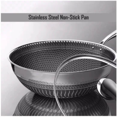 Stainless Steel Non-Stick Deep Pan.