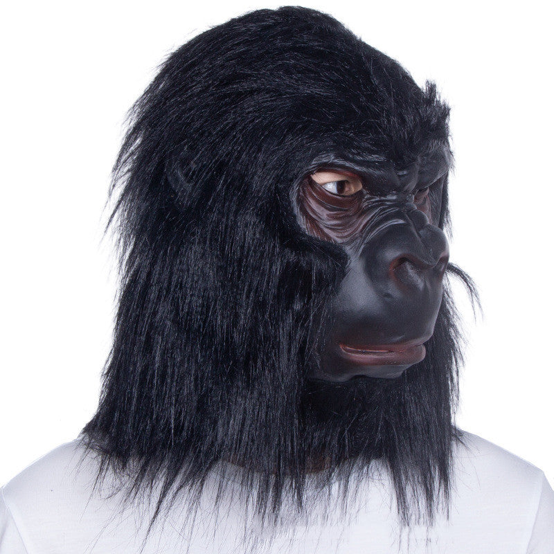 Latex Gorilla Headgear Halloween Mask