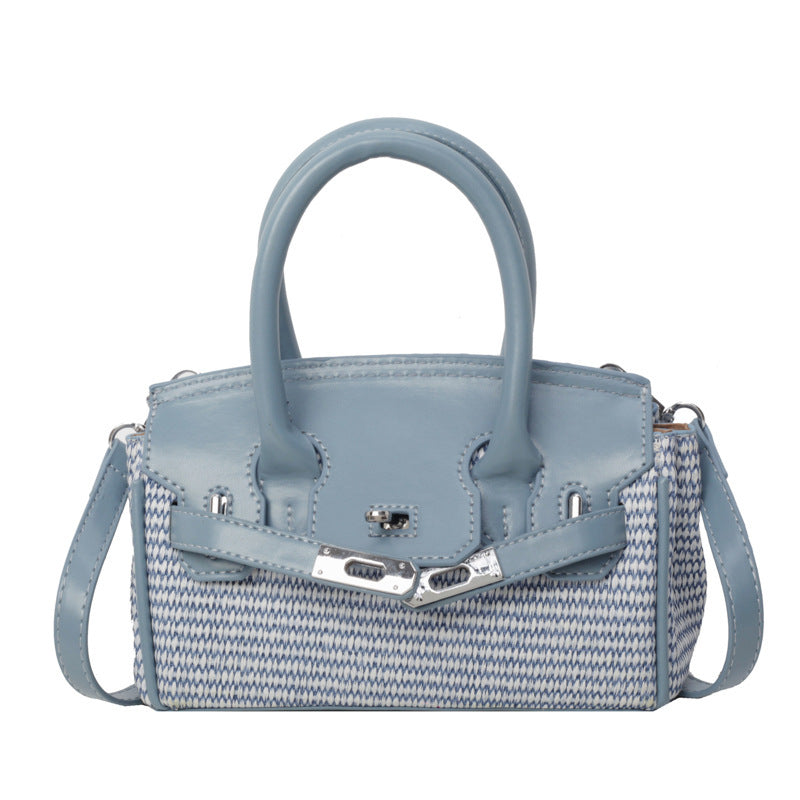 French Straw Summer Crossbody/Tote Bag