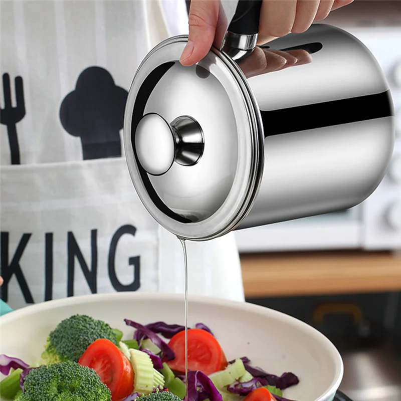 Stainless Steel Household Oil Filter Pot