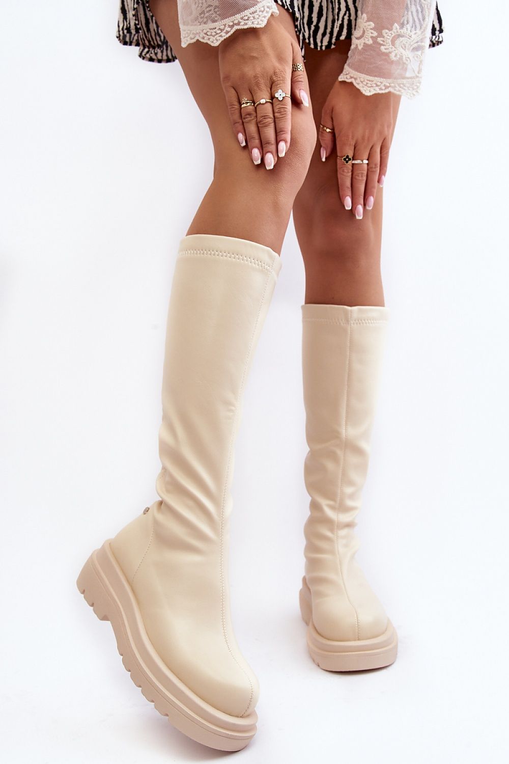 Insulated Thigh-High Boots