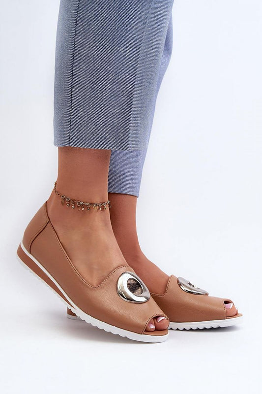 Peep Toe Flats