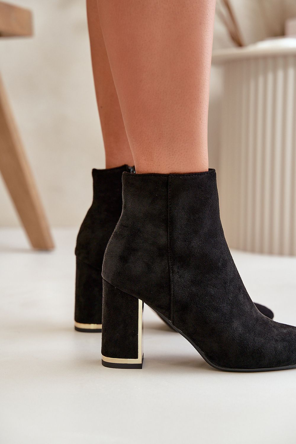 Thick Heel Ankle Boots