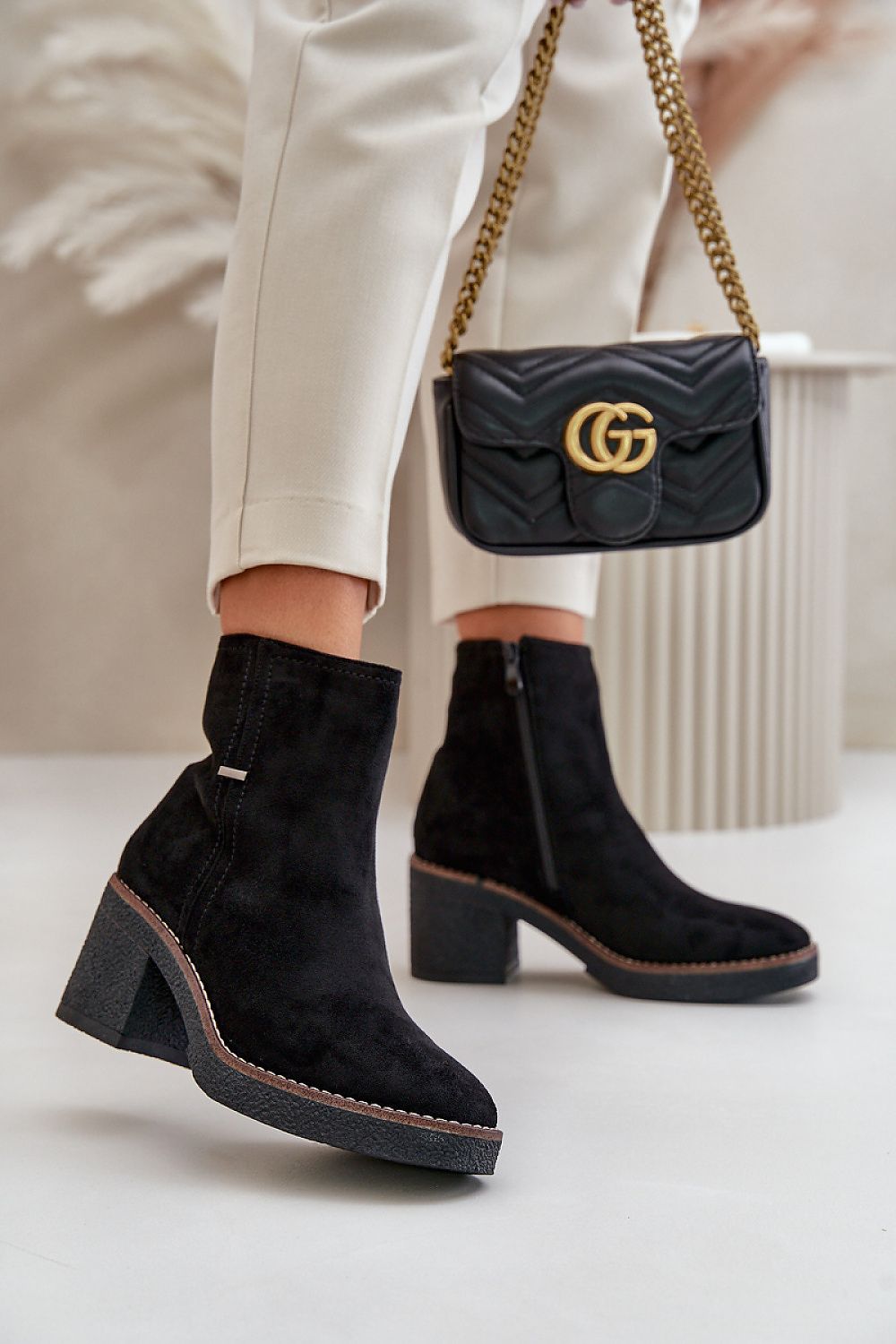 Ankle High Boots