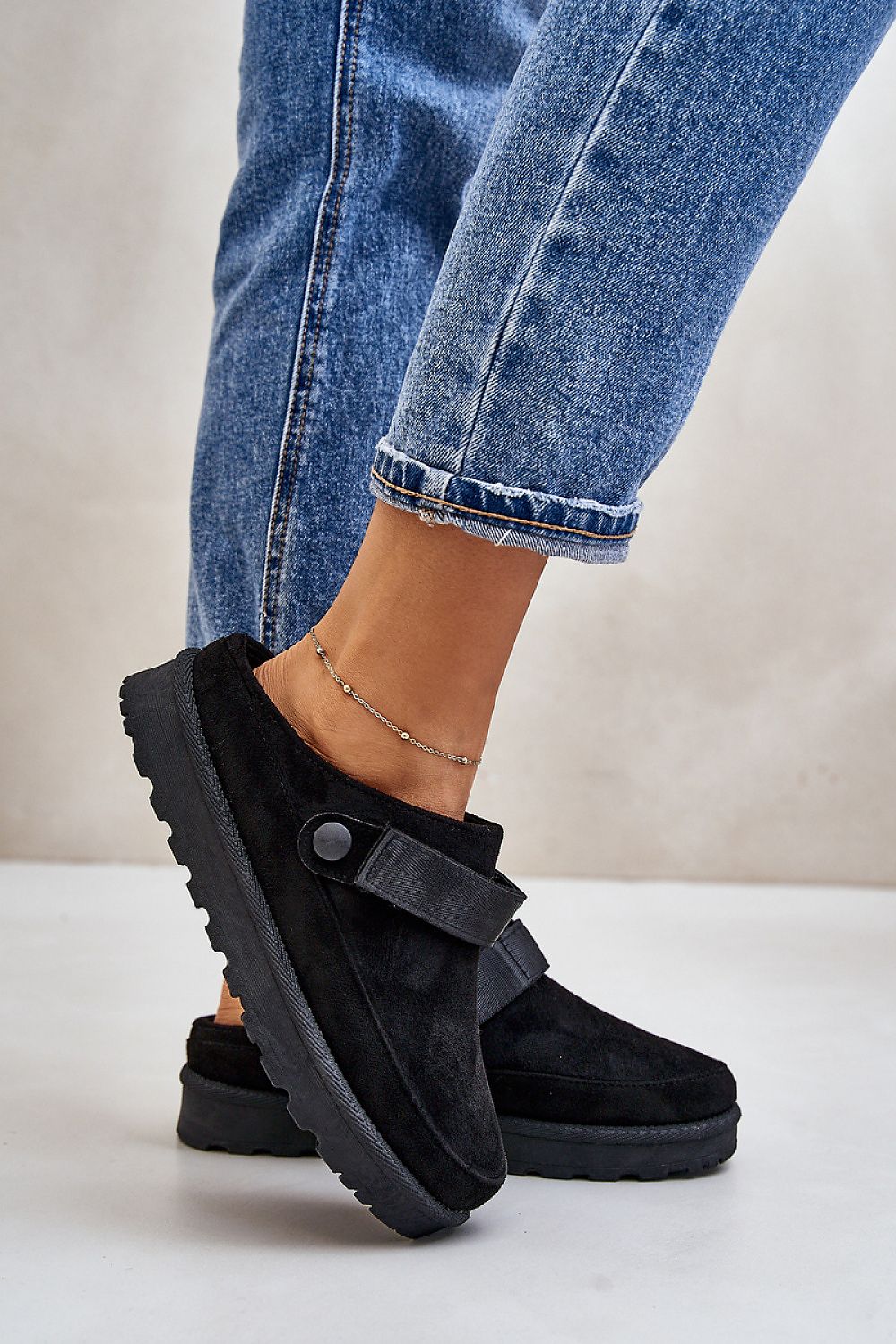 Heel Strap Slipper Shoes