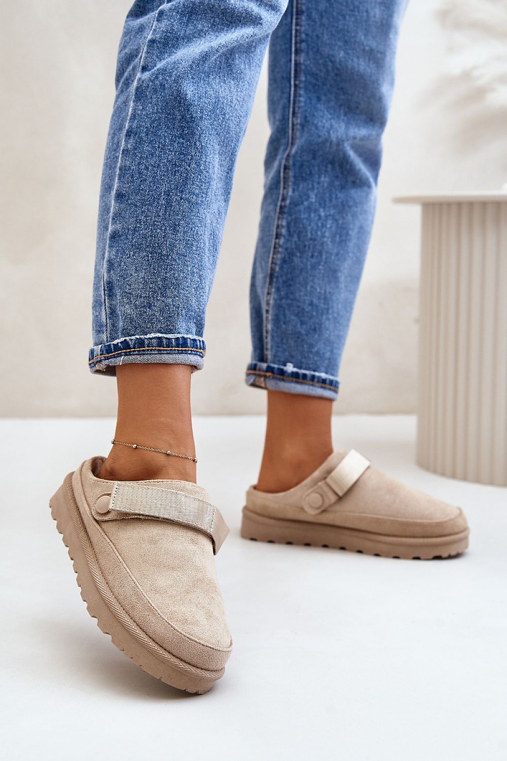 Heel Strap Slipper Shoes