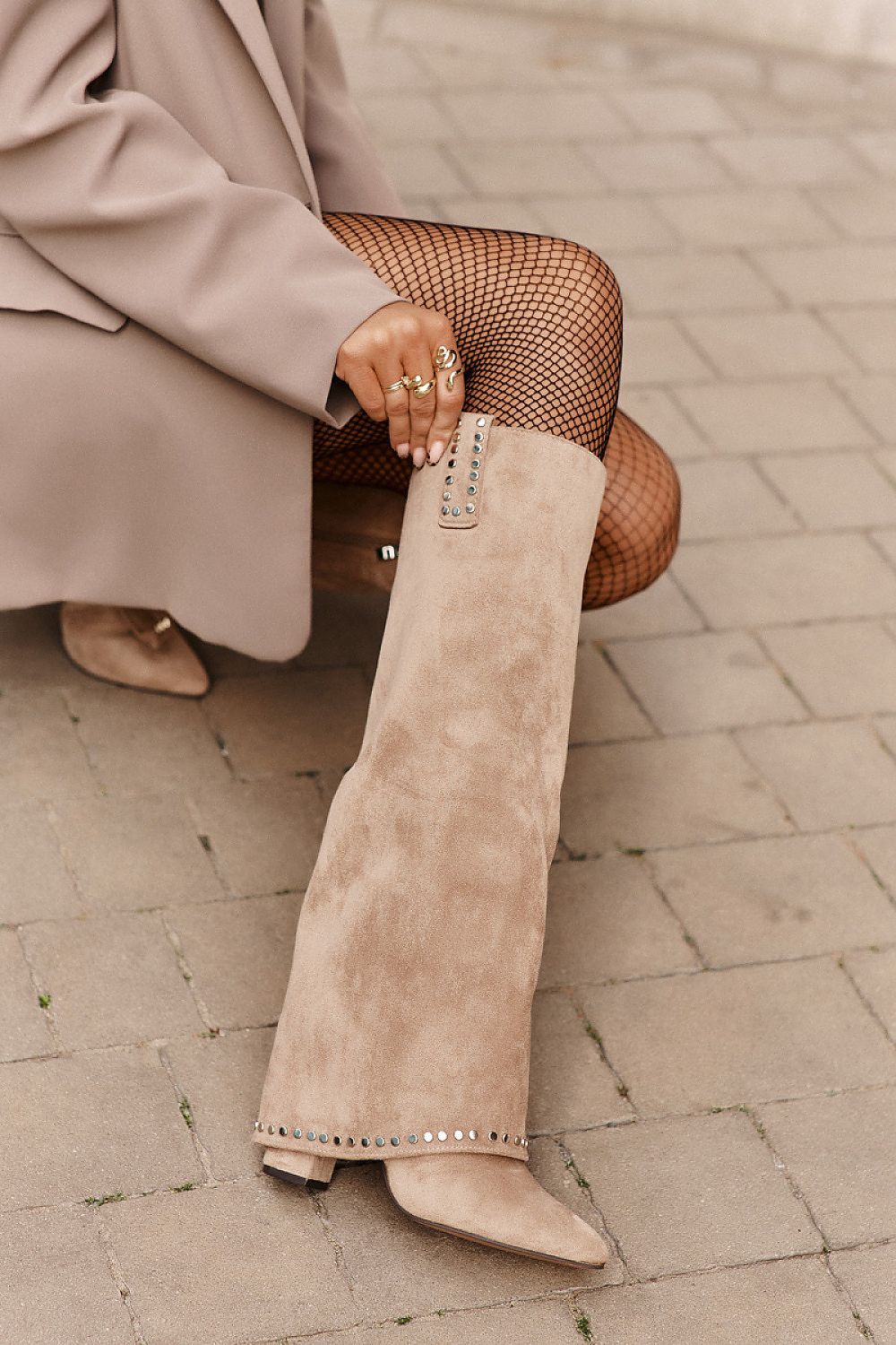 Suede Calf Cover  Boots