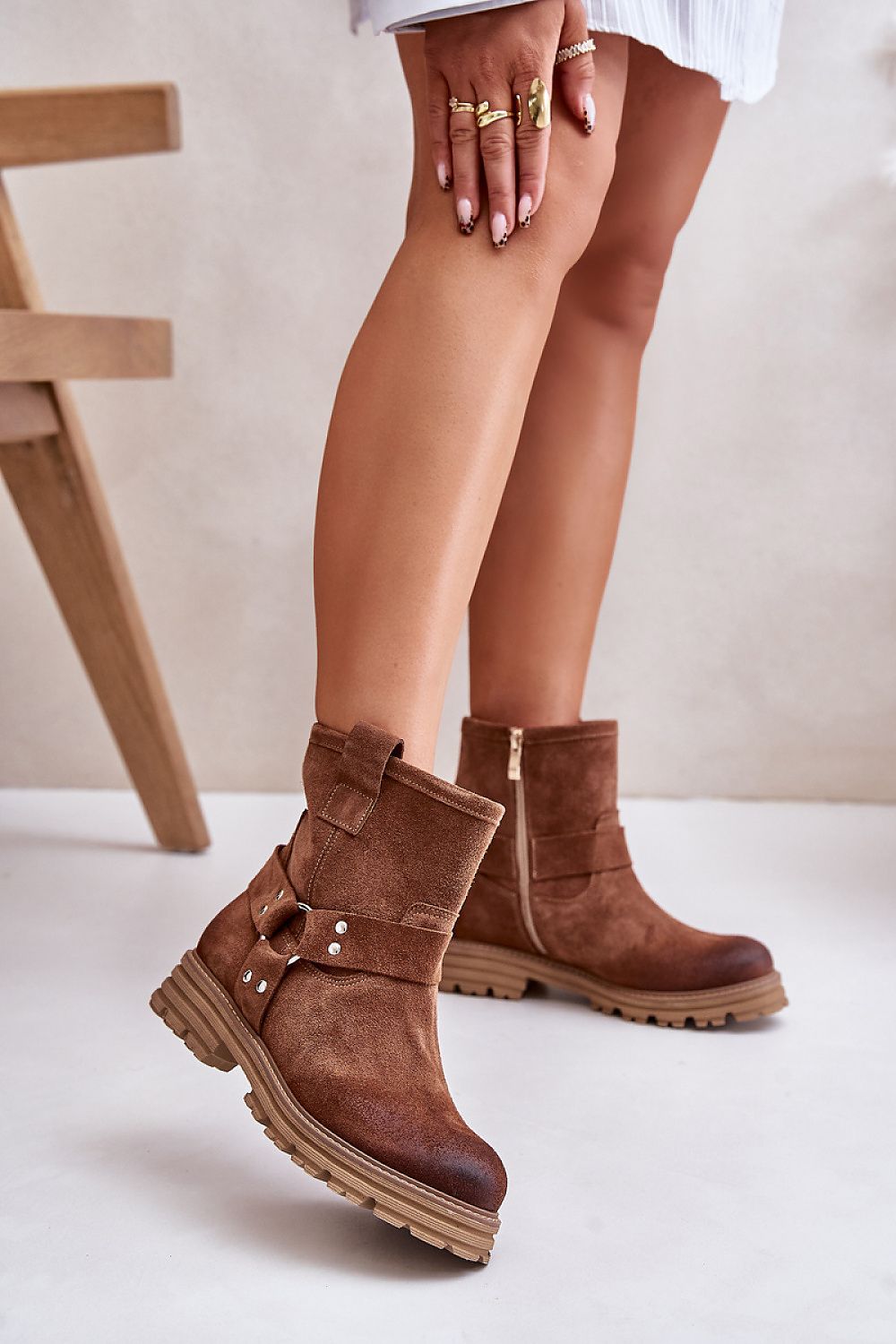 Ankle High Riding Boots