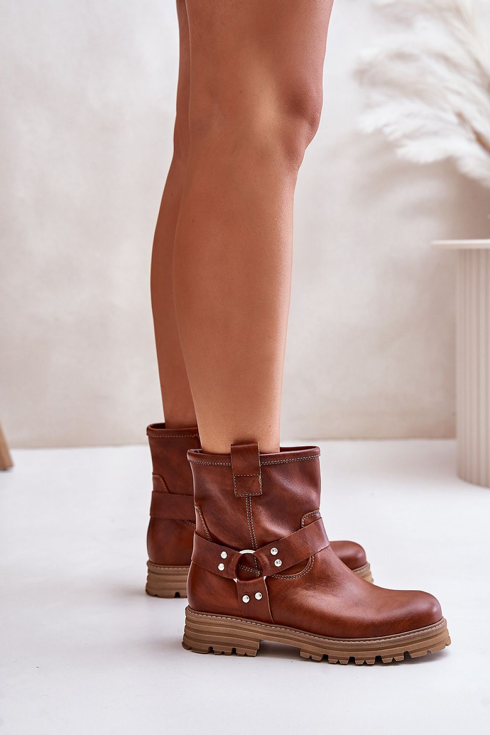 Ankle High Riding Boots