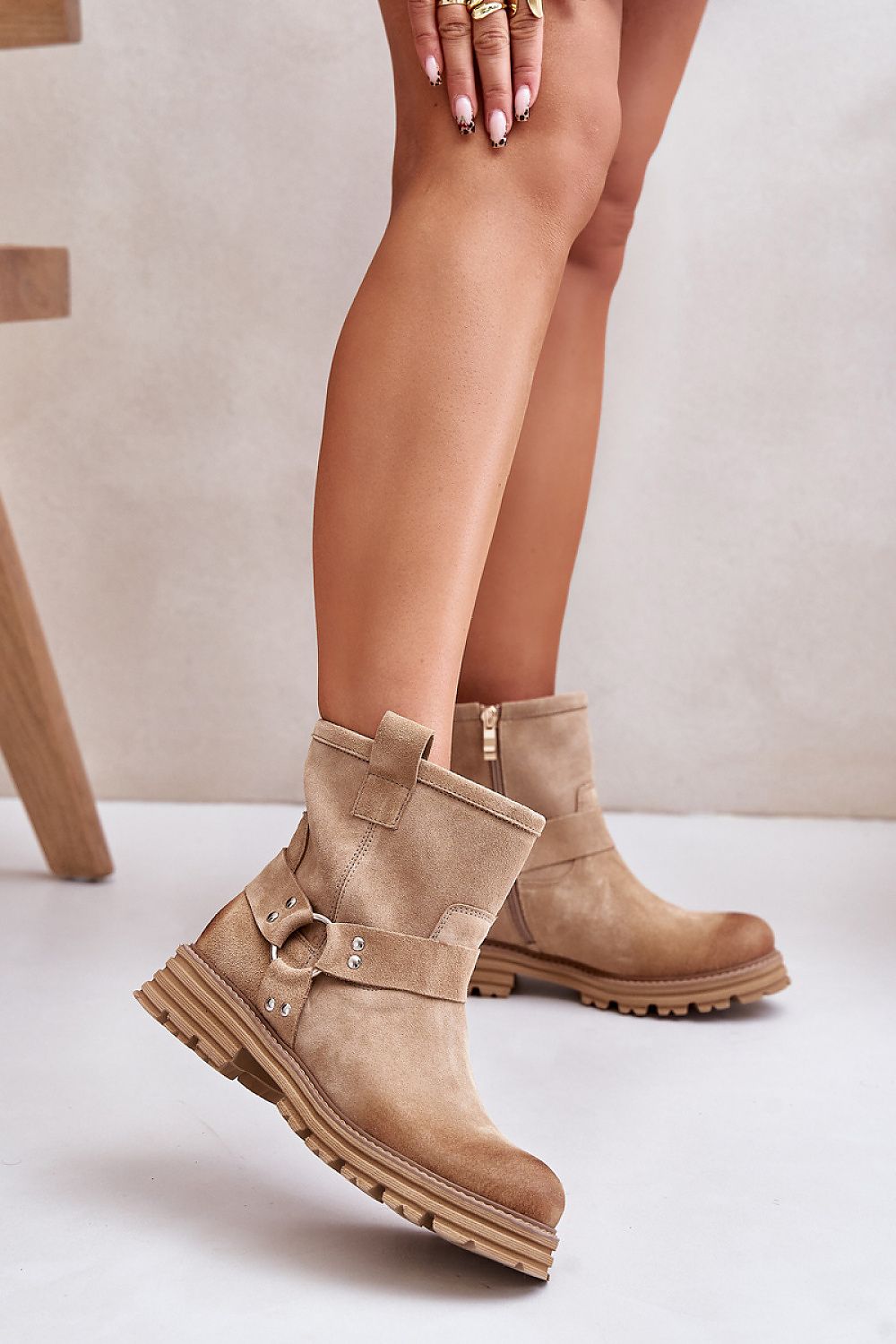 Ankle High Riding Boots