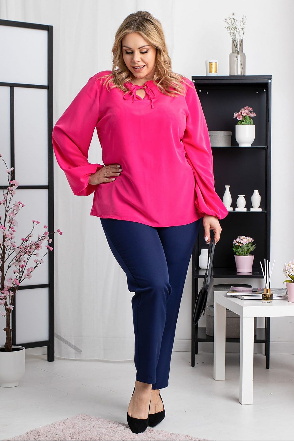 Plus size blouse model 176579 Karko