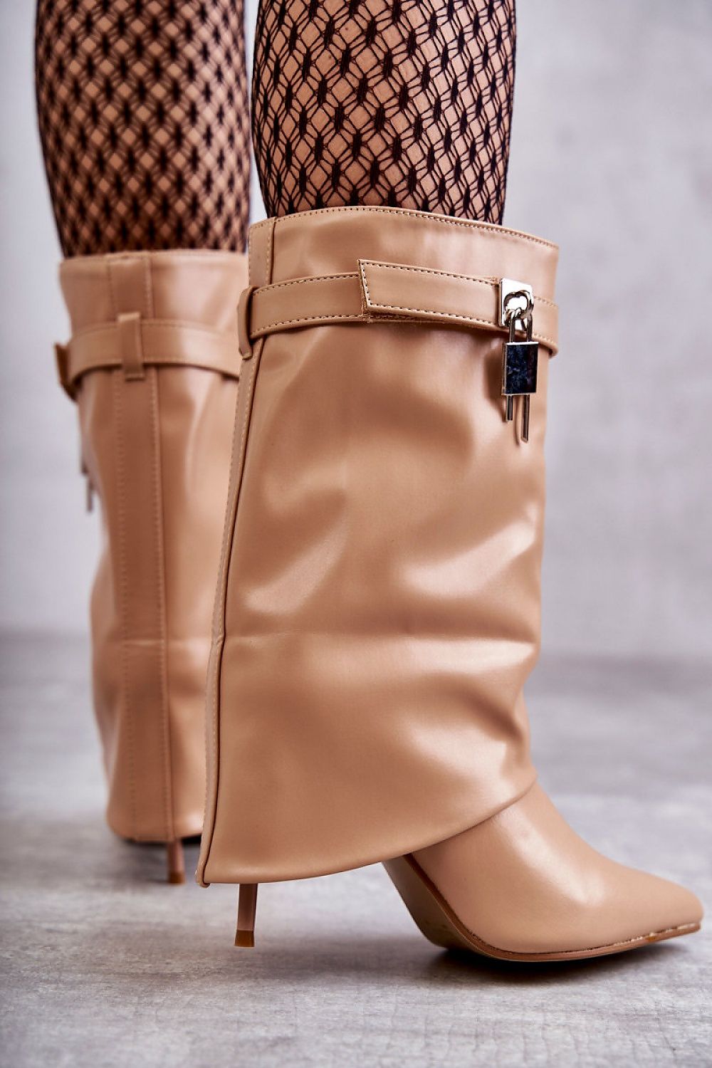 Slip-On Covered Heel Boots