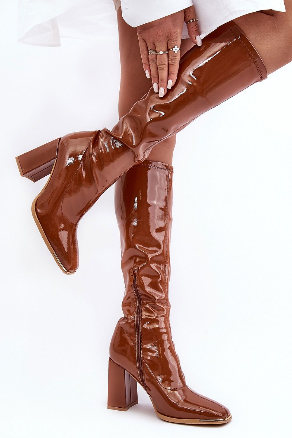 Square Toe Heel Boots