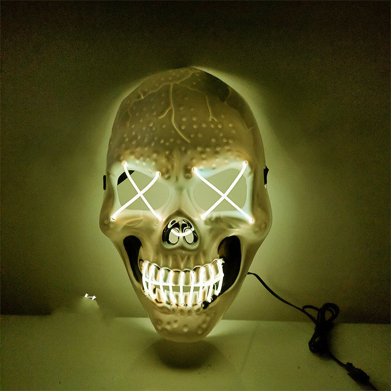 Halloween Skull Glowing Horror Mask